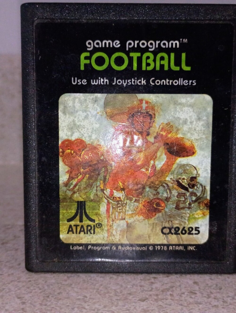 Atari 2600 Football Video Game Cartridge